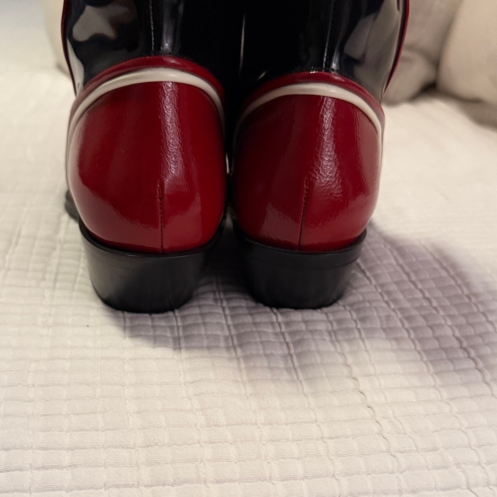 Louis Vuitton Red and Black Women's Boots - Picture 6 of 11